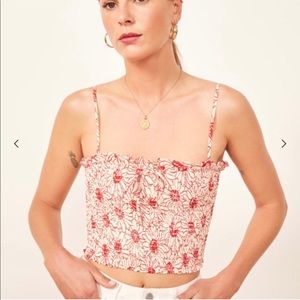 NWOT Reformation Carlotta Top